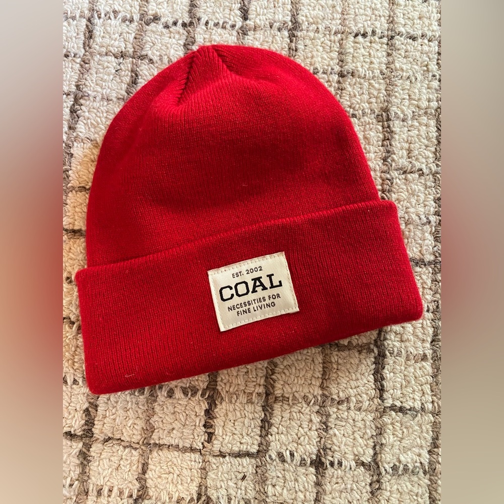 Coal brand red beanie
